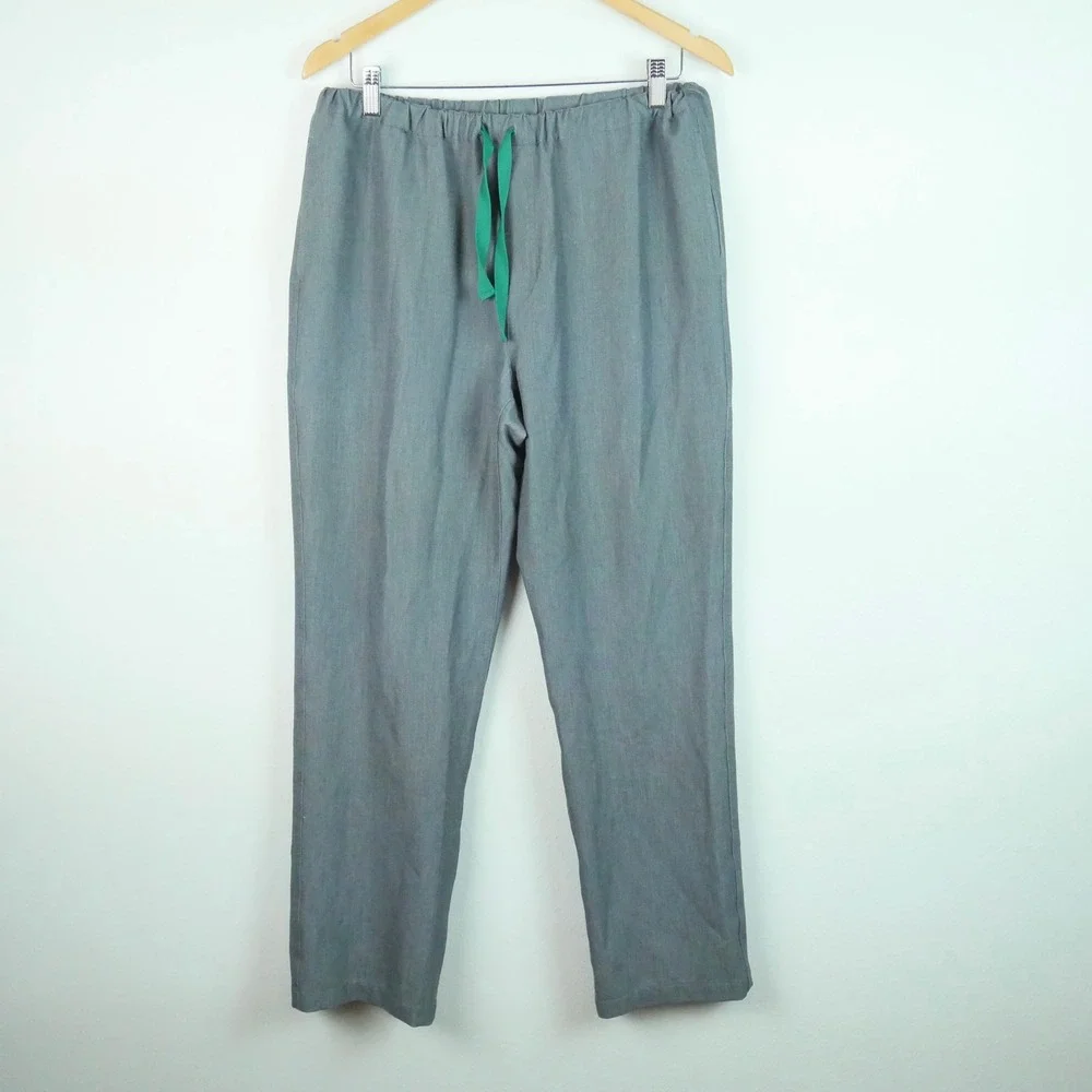 FIGS Mens Gray‎ Technical Collection Scrub Pants FM4500 Size Medium Drawstring